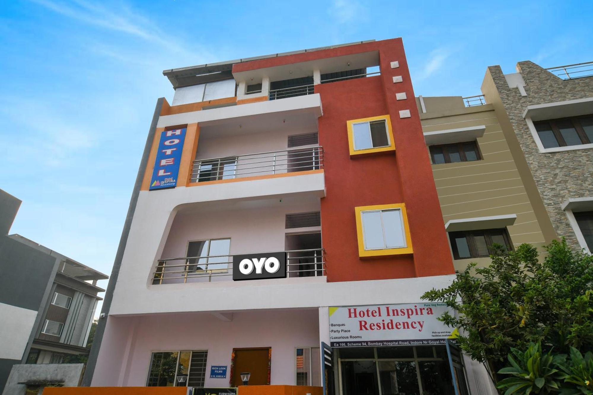 Oyo Hotel Inspira Residency Indore Zewnętrze zdjęcie